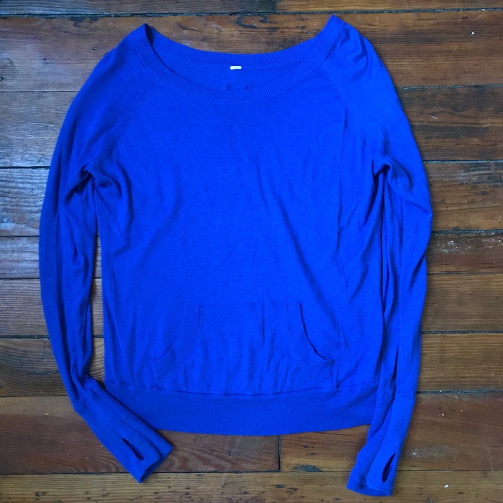 Lululemon indigo lighweight sweater S